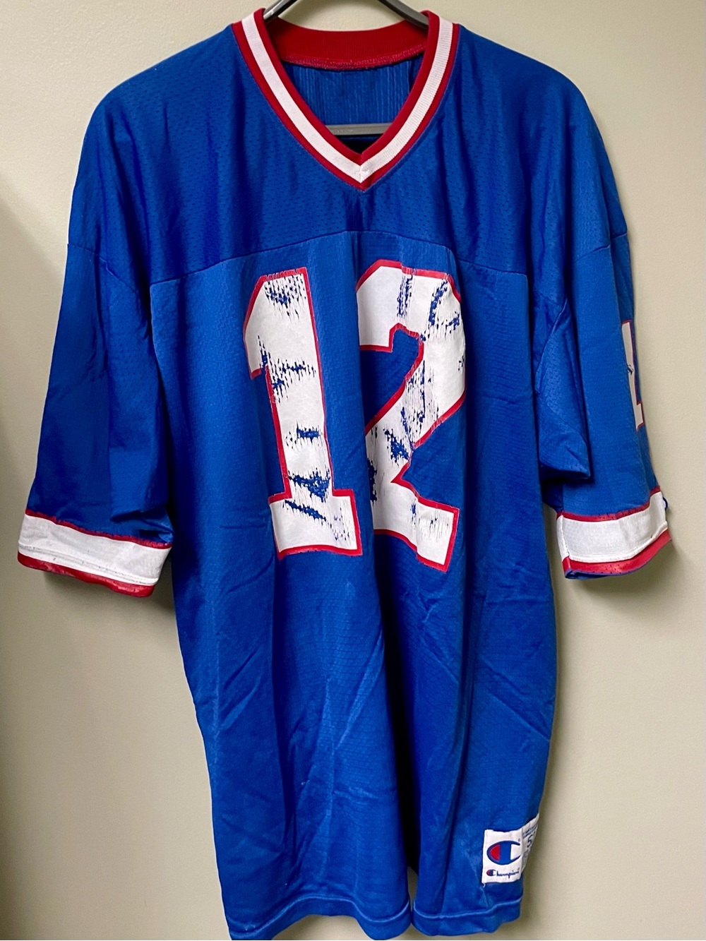 1990s XL Jim Kelly Buffalo Bills Jersey Champion- Used